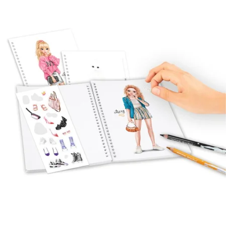 Taschenmalbuch, Jill & Cookie, Topmodel 
