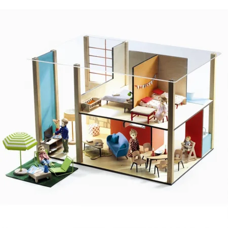 Djeco stort dukkehus, cubic house