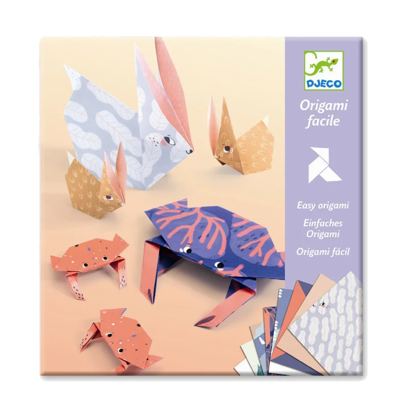 Djeco kreativ leg, origami - dyrefamilier