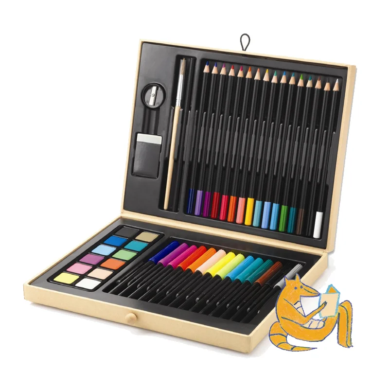 Djeco Stiftekoffer mit Farben, klein