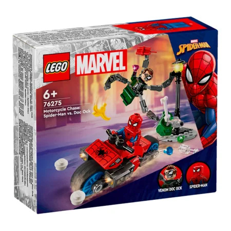LEGO® Marvel, Verfolgungsjagd mit dem Motorrad: Spider-Man vs. Doc Ock