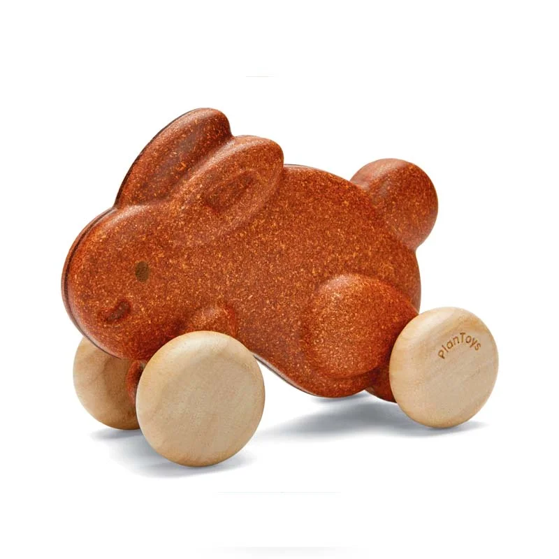 Plan Toys Nachzieh-Kaninchen, braun