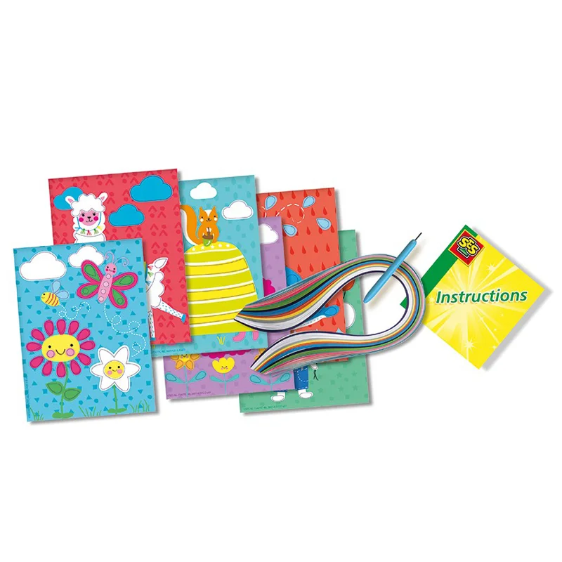 SES Creative Bastelset Karten mit Quilling