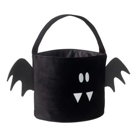 Mimi & Lula Trick or treat Eimer, Fledermaus schwarz