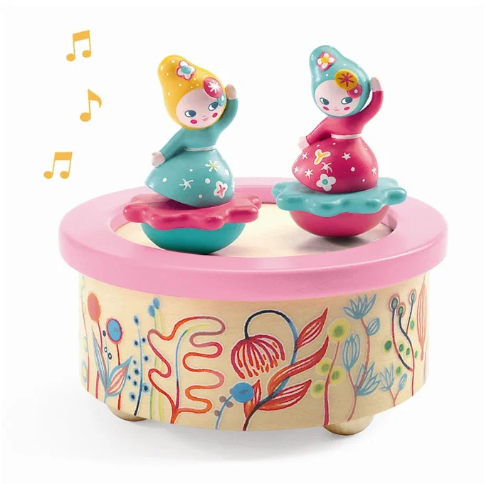 Djeco Spieluhr mit tanzenden Figuren, Blumenmädchen