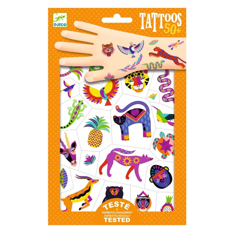 Djeco Tattoos, wilde Schönheit