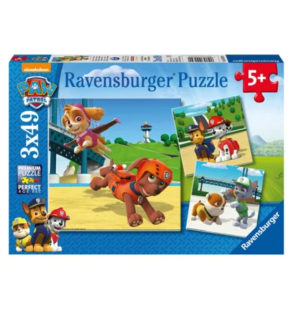 Paw Patrol 3-in-1-Puzzle, 49 Teile