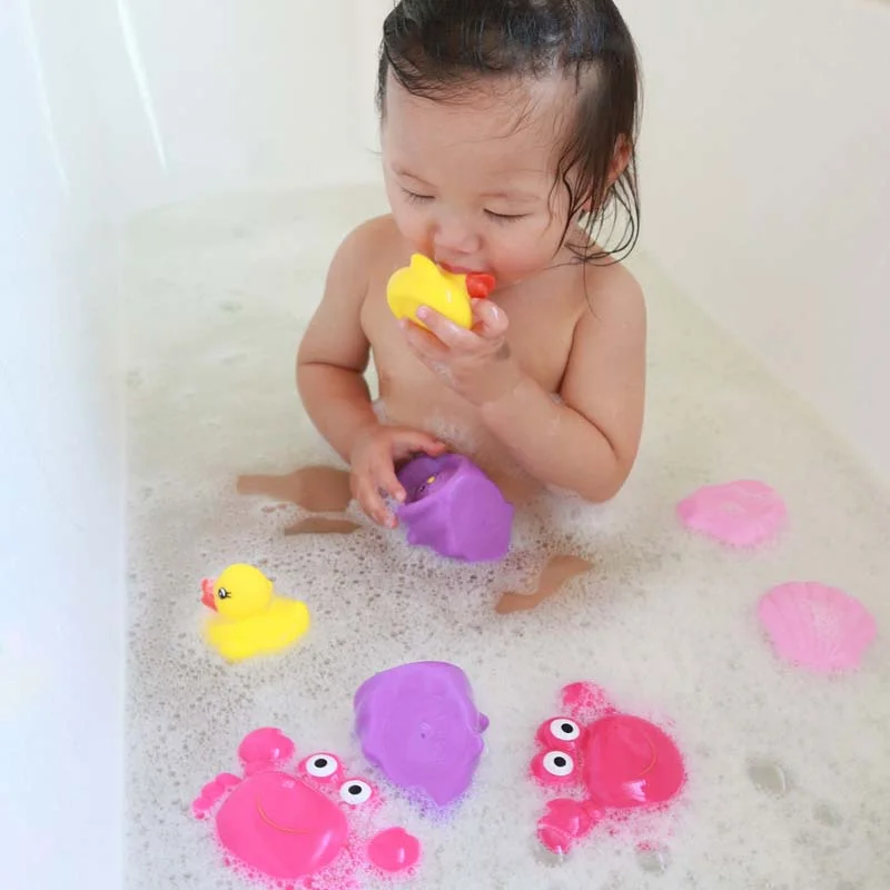Playgro badedyr, 7 havdyr pink