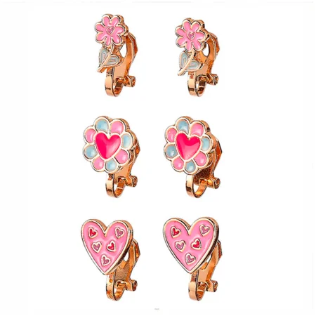 Souza 3er-Pack Ohrclips Blumen