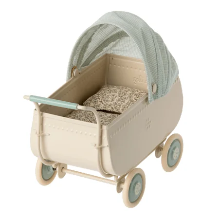 MAILEG Kinderwagen, micro - blau