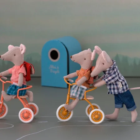 Maileg, Abri á Tricycle, Maus - okker