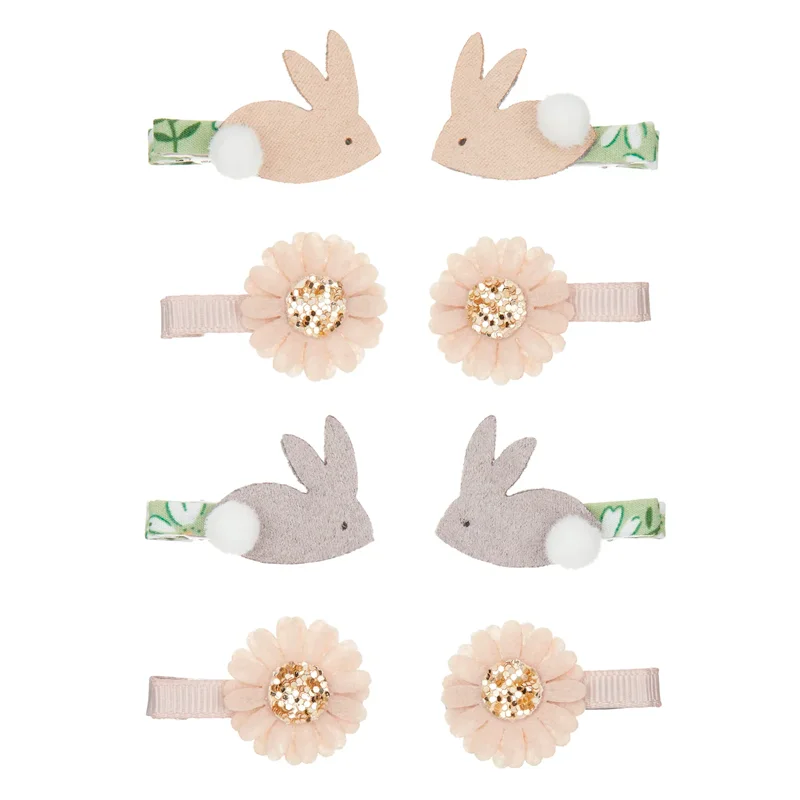 Mimi & Lula Haarspangen-Set "Bunny & Daisy Mini Clips"