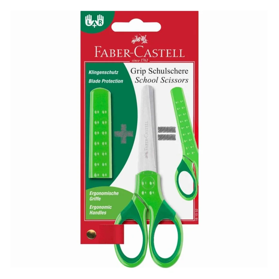 Faber-Castell skolesaks, grøn