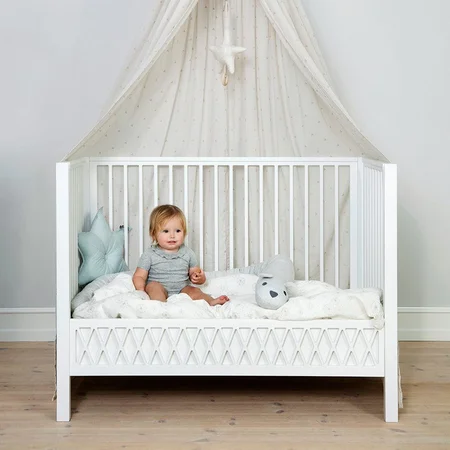 Cam Cam Harlekin Babybett, weiß