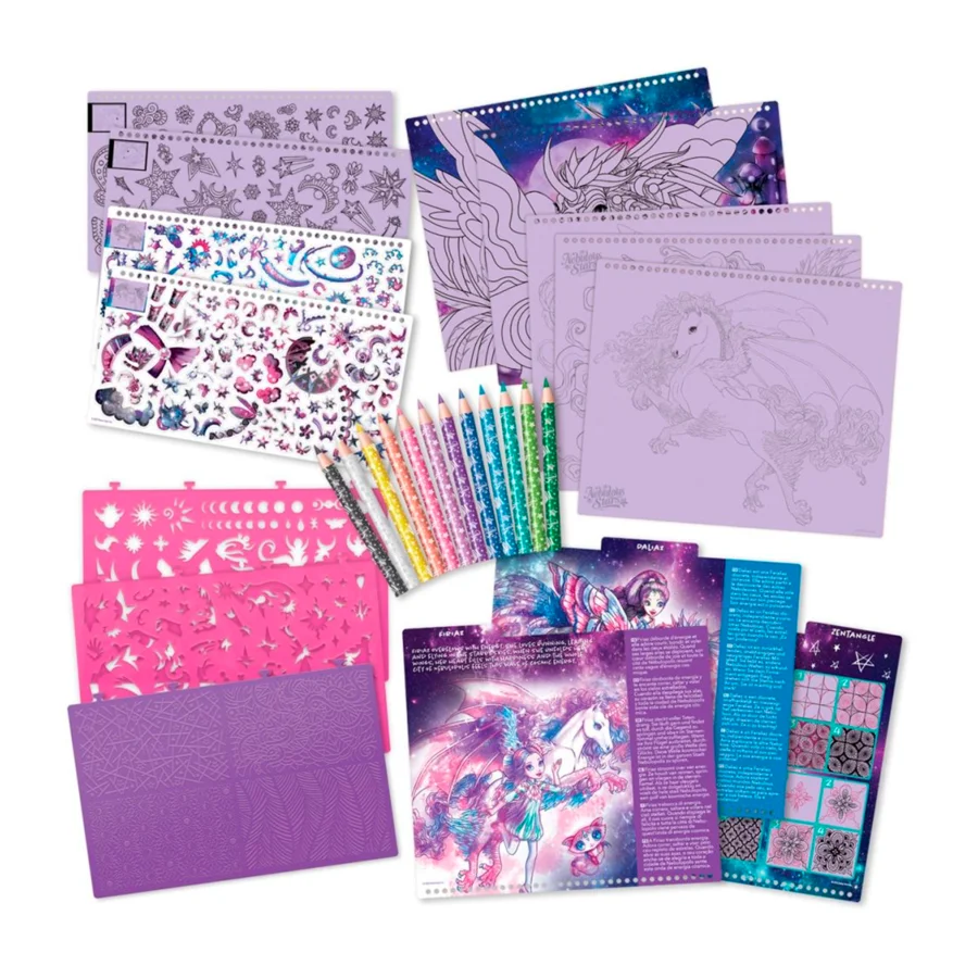 Nebulous Stars großes Kreativ-Sketchbuch, lila