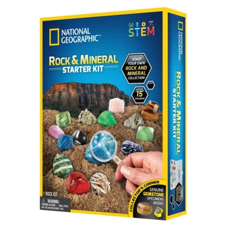 National Geographic sten og mineraler startersæt