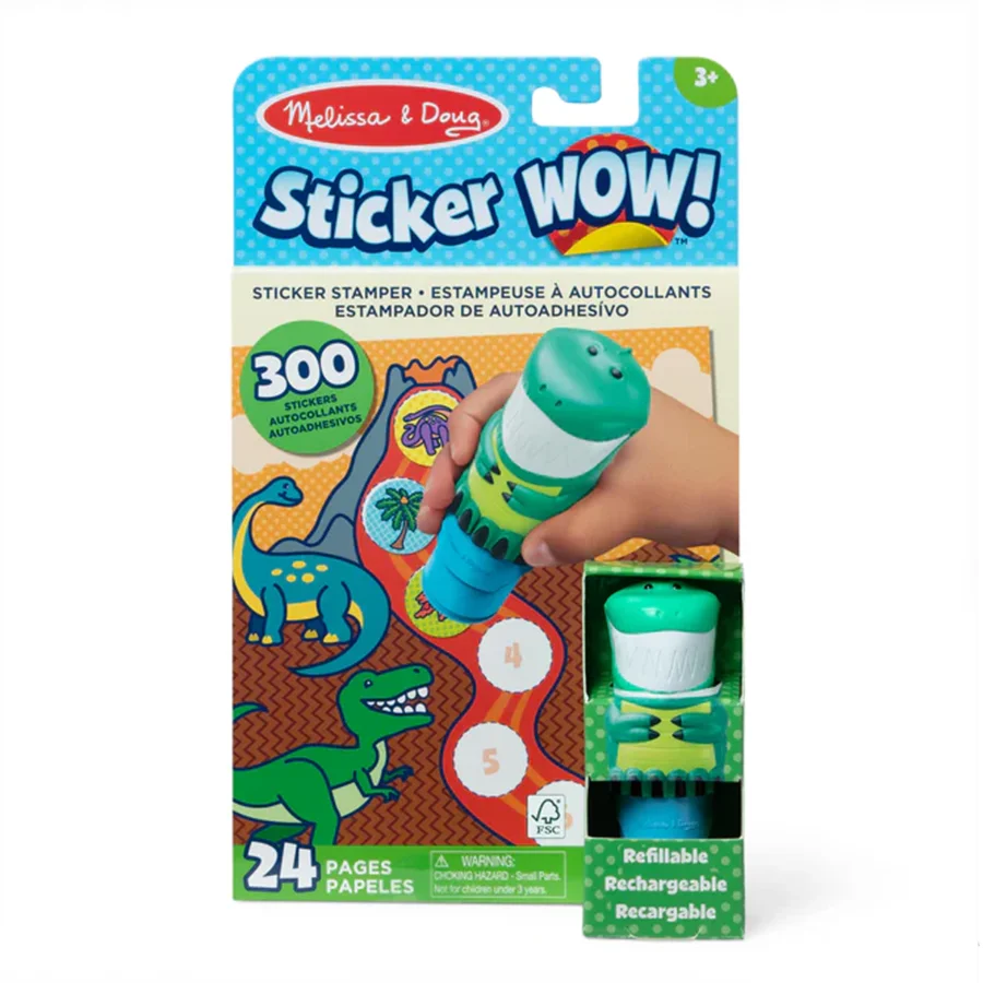 Sticker WOW, Aktivitätsset, dinosaurier, Melissa & Doug 