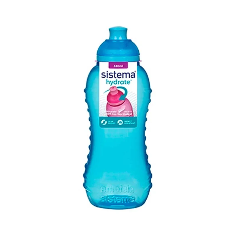 Sistema Twist and Sip drikkeflaske 330 ml, Ocean Blue