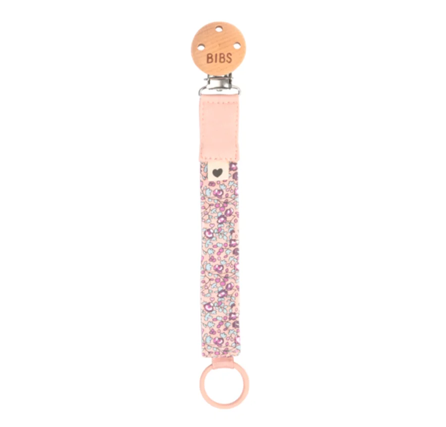 BIBSxLiberty Schnullerkette, Eloise blush