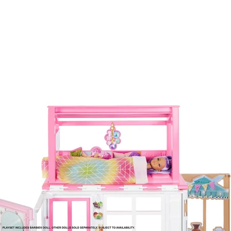 Barbie dukkehus inkl 1 dukke og acc.