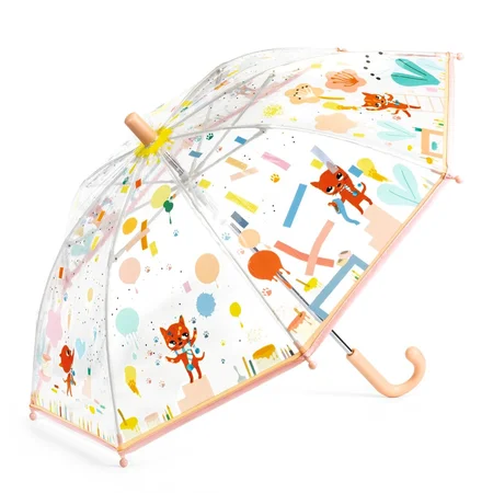 Djeco Regenschirm, klein - Katze