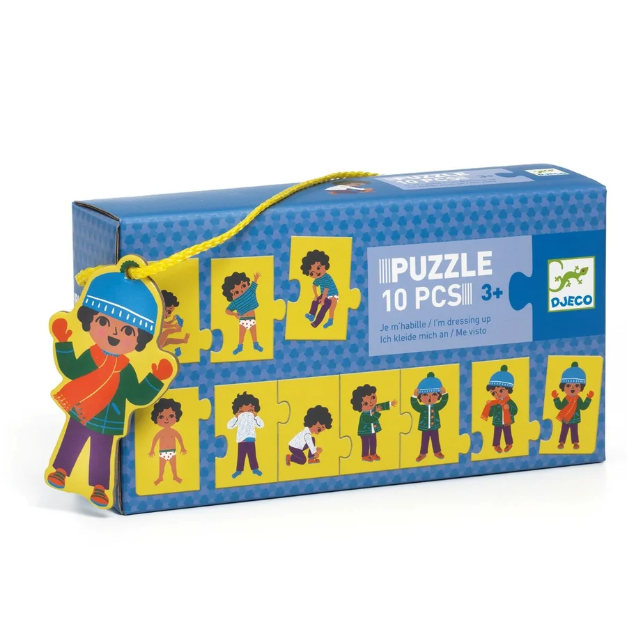 Djeco Lernpuzzle, Ich ziehe mich an