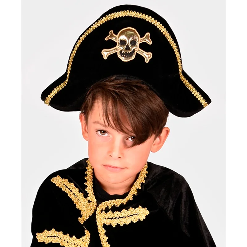 DEN GODA FEN Piratenhut Velvet Deluxe, 35 cm