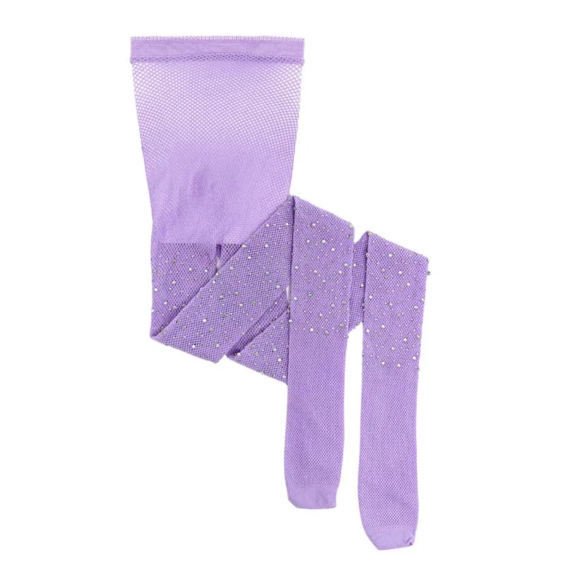 Great Pretenders Strass-Strumpfhose, lila