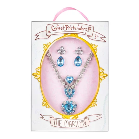 Great Pretenders Schmuckset "The Marilyn", blau