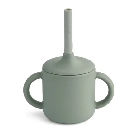 Liewood Trinklernbecher, faune green/blue mix