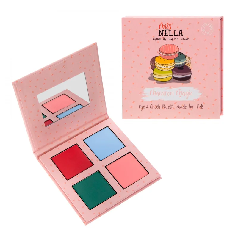 Miss Nella Lidschatten und Blush, macaron magic
