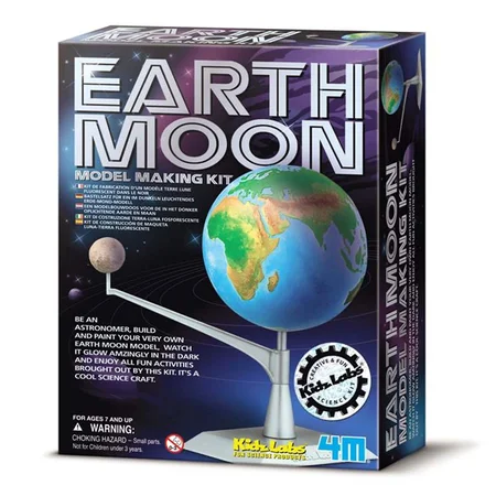 4M KidzLabs Experimentierkasten "Modellbaukästen für Erde und Mond"