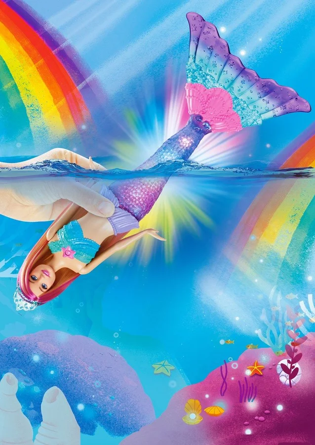Barbie Twinkle Light havfrue, lyst hår