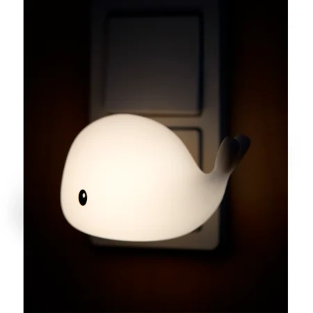 Filibabba Wake-up Lampe für die Steckdose - Wal Christian