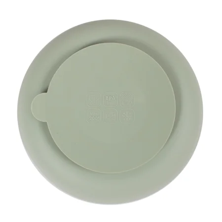 FILIBABBA Silikon-Saugnapfschüssel 2er-Pack, green