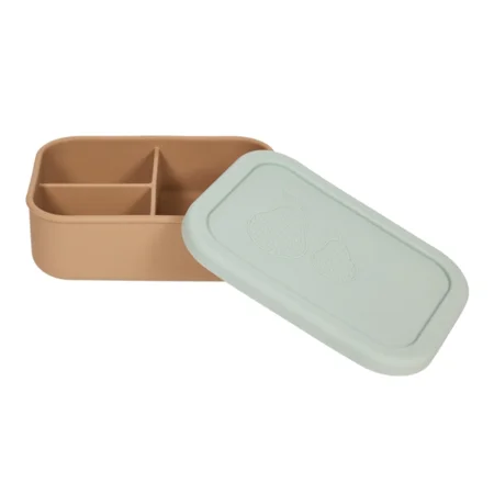 OyOy Yummy Brotbox klein, green/camel