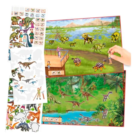Creative Studio Dino World Zoo Aktivitäts- und Stickerbuch