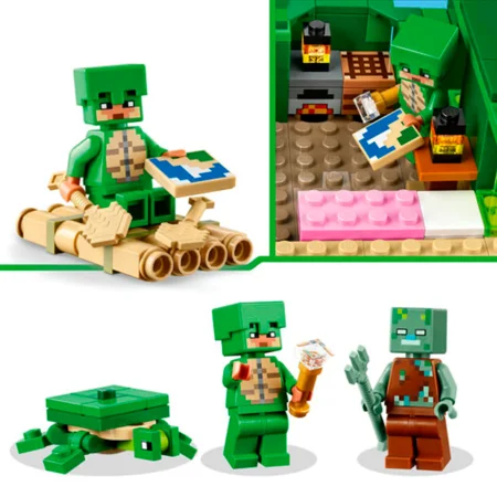LEGO® Minecraft, Schildkröten-Strandhaus