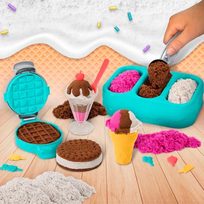 Kinetic Sand Eis-Nachtisch-Leckereien