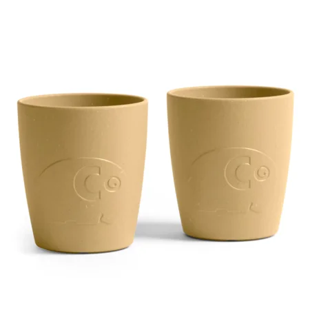 Sebra MUMS 2er-Set Becher, wheat yellow