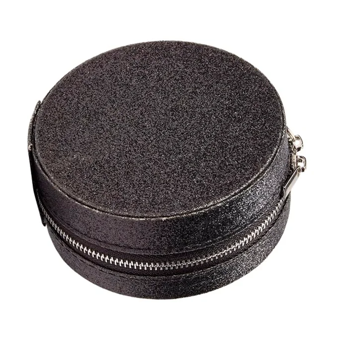 Sofie Schnoor runde Schmucktasche, schwarz