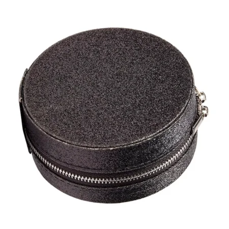 Sofie Schnoor runde Schmucktasche, schwarz