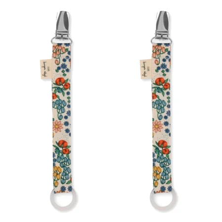 Konges Sløjd 2er-Pack Schnullerkette, bibi fleur