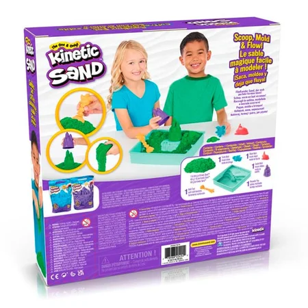Kinetic Sand Sandbox-Set, grün