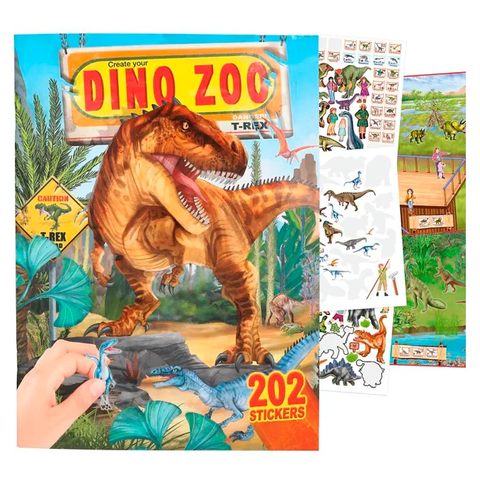 Creative Studio Dino World Zoo Aktivitäts- und Stickerbuch