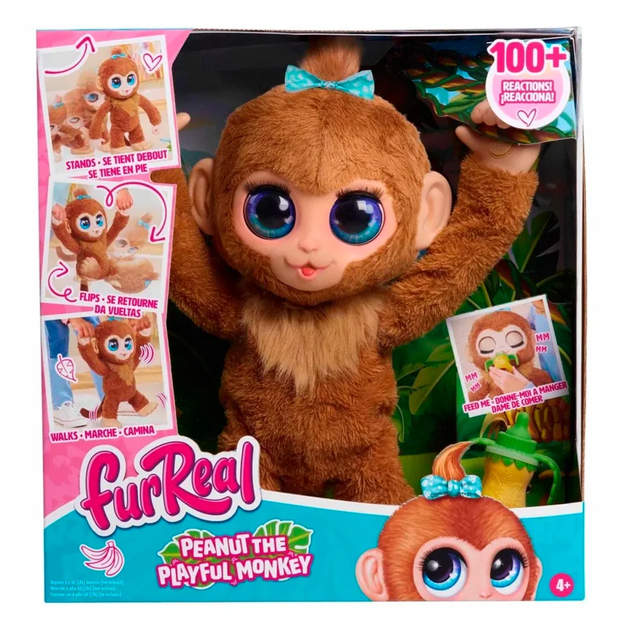 FurReal Peanut Das verspielte Äffchen 40 cm