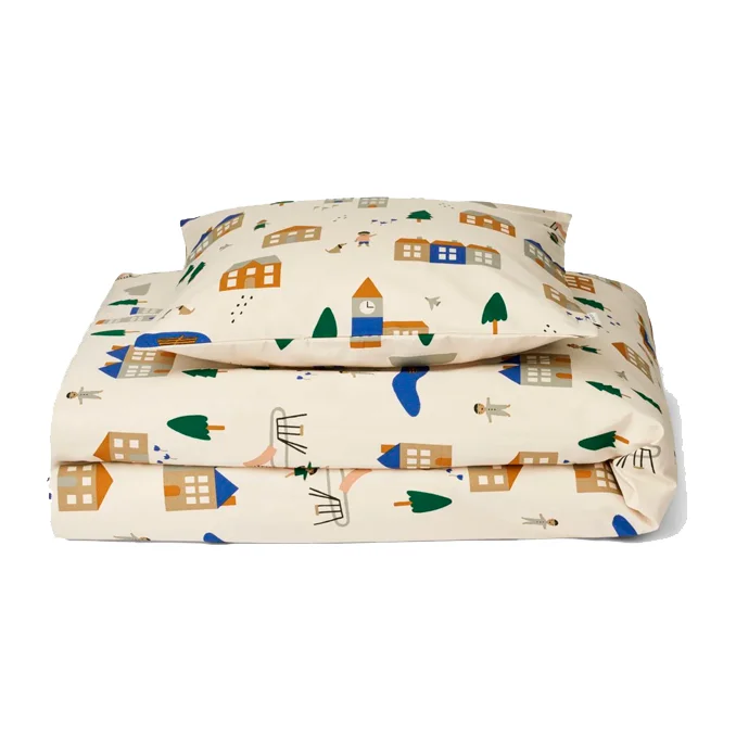 Liewood Ingeborg Junior Bettwäsche mit Print, downtown / sandy