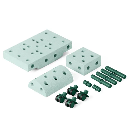 MODU Curiosity Set, 13 Teile - Ocean Mint/Forest Green