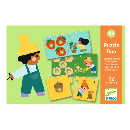 Djeco Duo-Puzzle, Zahlen