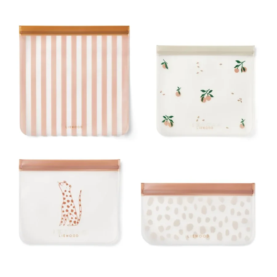 Reisebeutel, tuscany rose mix, 4er Pack, Liewood 